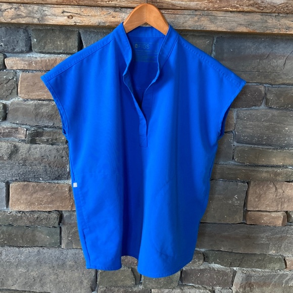 Set FIGS Rafaela Royal Blue Top And Zamora Jogger Set XS/S - Picture 6 of 16